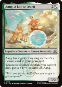 Aang, A Lot to Learn (foil) - Avatar: The Last Airbender Eternal