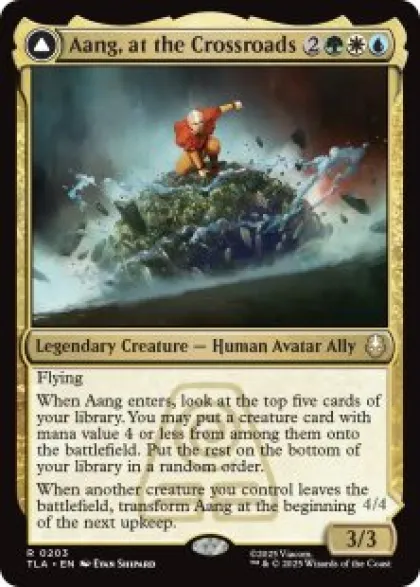 Aang, at the Crossroads (foil) - Avatar: The Last Airbender