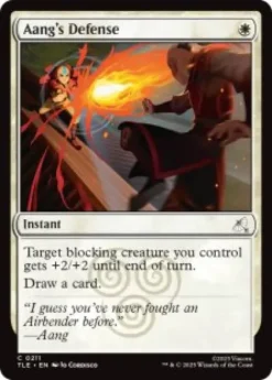 Aang's Defense (#211) (foil) - Avatar: The Last Airbender Eternal