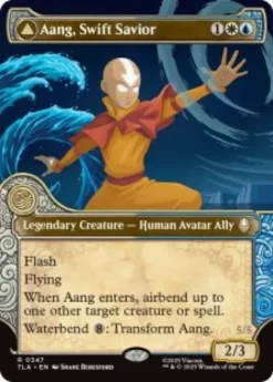 Aang, Swift Savior (#347) (foil) (showcase) - Avatar: The Last Airbender Varianten