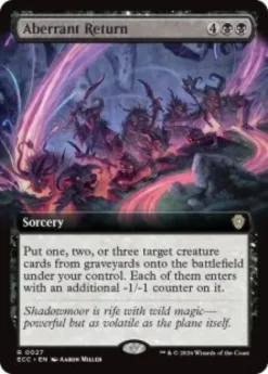 Aberrant Return (extended art) - Lorwyn Eclipsed Commander Varianten