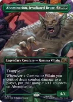 Abomination, Irradiated Brute (borderless) - Marvel Super Heroes Commander Varianten
