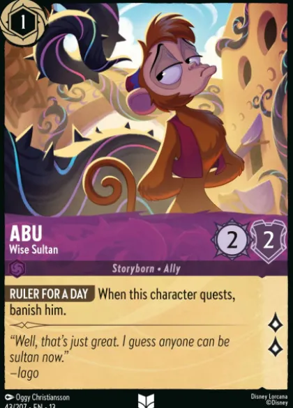 Abu, Wise Sultan (foil) - Attack of the Vine