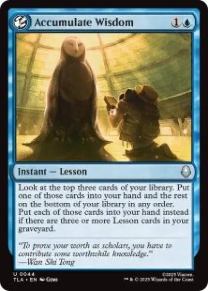 Accumulate Wisdom (foil) - Avatar: The Last Airbender
