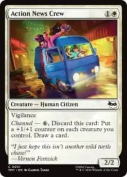 Action News Crew (foil) - Teenage Mutant Ninja Turtles