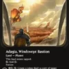 Adagia, Windswept Bastion (#372) (galaxy foil) (borderless) - Edge of Eternities