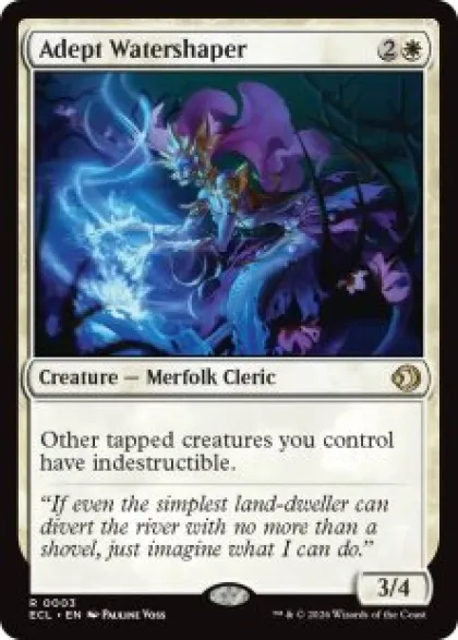 Adept Watershaper (foil) - Lorwyn Eclipsed