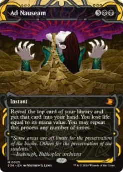 Ad Nauseam (#025) (showcase) - Secrets of Strixhaven Mystical Archive