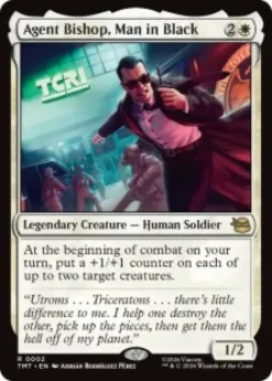 Agent Bishop, Man in Black (foil) - Teenage Mutant Ninja Turtles