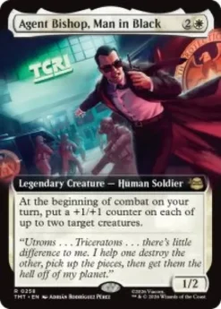 Agent Bishop, Man in Black (foil) (extended art) - Teenage Mutant Ninja Turtles Varianten