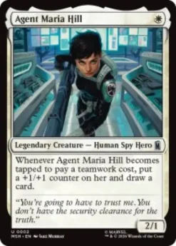 Agent Maria Hill (foil) - Marvel Super Heroes