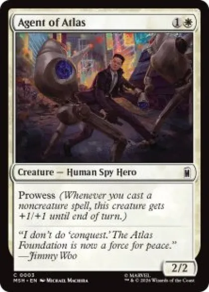 Agent of Atlas (foil) - Marvel Super Heroes