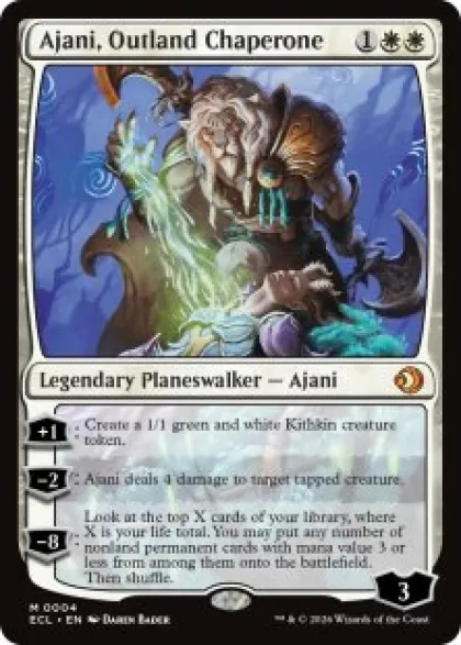 Ajani, Outland Chaperone (foil) - Lorwyn Eclipsed