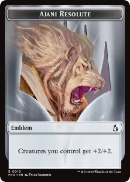 Ajani Resolute emblem - Reality Fracture