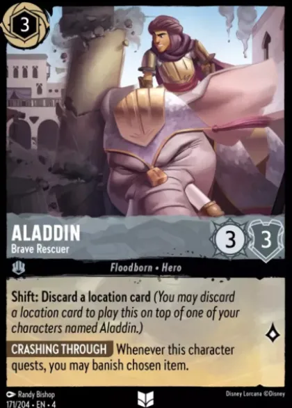 Aladdin, Brave Rescuer (foil) - Ursula's Return