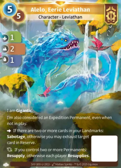 Alelo, Eerie Leviathan (U-1913) - skybound unique