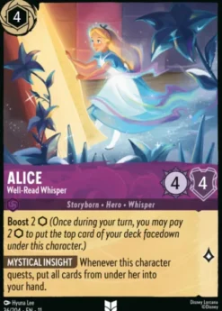 Alice, Well-Read Whisper (foil) - Winterspell