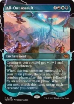 All-Out Assault (#405) (foil) (showcase) - Tarkir: Dragonstorm Varianten