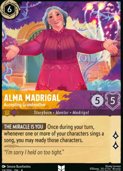 Alma Madrigal, Accepting Grandmother - Reign of Jafar