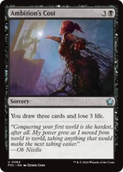 Ambition's Cost - Foundations Commander Decks