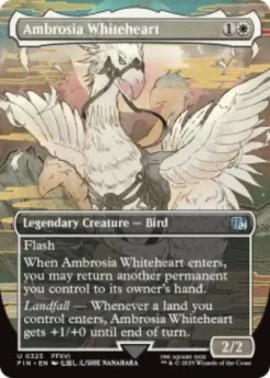 Ambrosia Whiteheart (#325) (foil) (borderless) - Final Fantasy Varianten