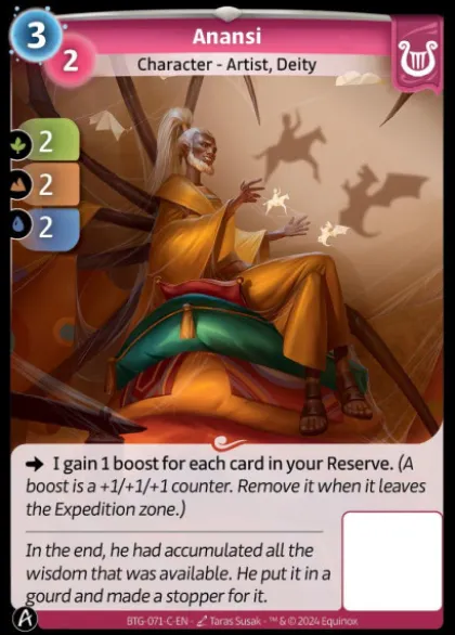 Anansi (C) - Altered Kickstarter