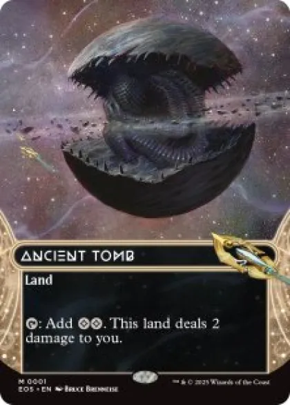 Ancient Tomb (#01) (borderless) - Edge of Eternities Stellar Sights