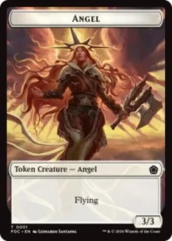Angel token (#1) (3/3) - Foundations Commander Decks