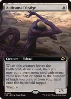 Anticausal Vestige (#317) (foil) (extended art) - Edge of Eternities Varianten