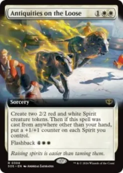 Antiquities on the Loose (extended art) - Secrets of Strixhaven Varianten