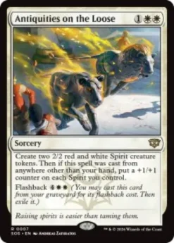Antiquities on the Loose (foil) - Secrets of Strixhaven