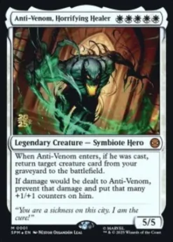 Anti-Venom, Horrifying Healer (foil) - Marvel's Spider-Man Prerelease Promo's