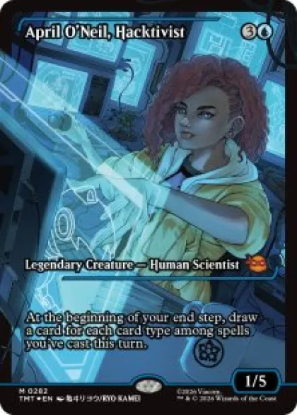 April O'Neil, Hacktivist (#282) (foil) (showcase) - Teenage Mutant Ninja Turtles Varianten
