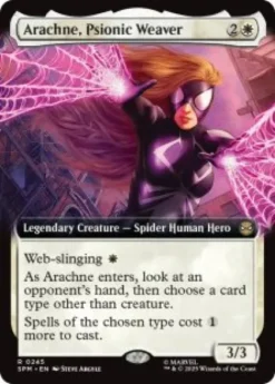 Arachne, Psionic Weaver (foil) (extended art) - Marvel's Spider-Man Varianten