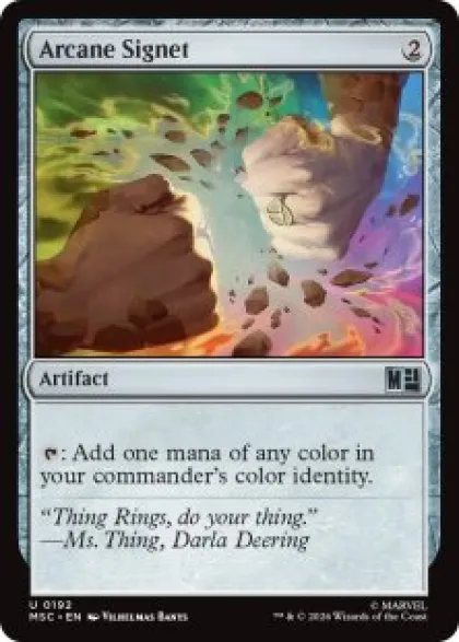 Arcane Signet (#192) (surge foil) - Marvel Super Heroes Commander