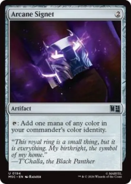 Arcane Signet (#194) (surge foil) - Marvel Super Heroes Commander