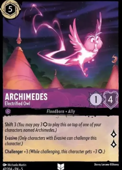 Archimedes, Electrified Owl - Shimmering Skies