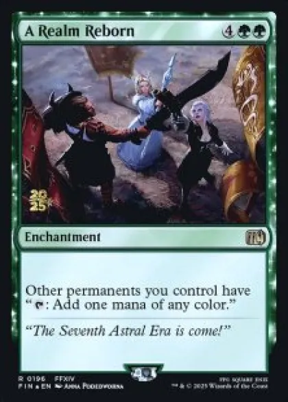A Realm Reborn (foil) - Final Fantasy Prerelease Promo's