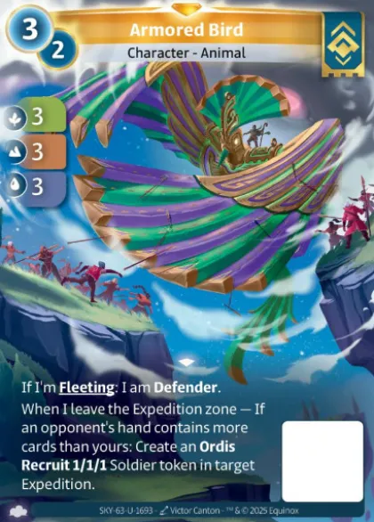 Armored Bird (U-1693) - skybound unique