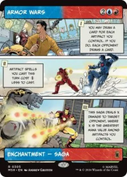 Armor Wars (borderless) - Marvel Super Heroes Varianten