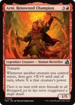 Arni, Renowned Champion (foil) - Reality Fracture