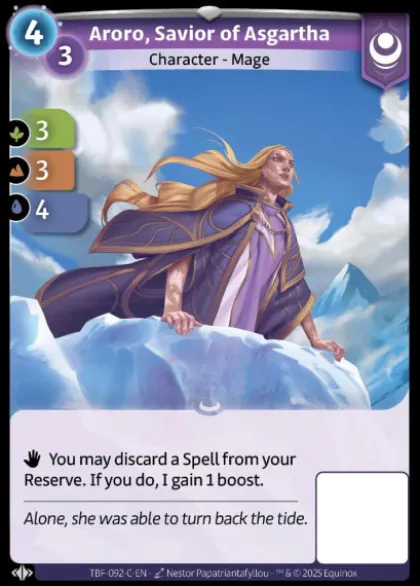 Aroro, Savior of Asgartha (C) (2) (Nestor Papatriantafyllou) - Altered Trial by Frost