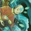 Art Card 45: Aang, at the Crossroads (signed) - Avatar: The Last Airbender Art Series