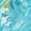 Art Card 40: Aang's Iceberg (signed) - Avatar: The Last Airbender Art Series