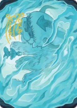 Art Card 40: Aang's Iceberg (signed) - Avatar: The Last Airbender Art Series