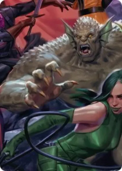 Art Card 11: Abomination, Irradiated Brute - Marvel Super Heroes Scene Box Art Series