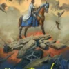 Art Card 34: Aragorn, the Uniter (signed) - The Hobbit Art Series