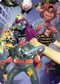 Art Card 45: Behold the Sinister Six! - Marvel's Spider-Man Art Series