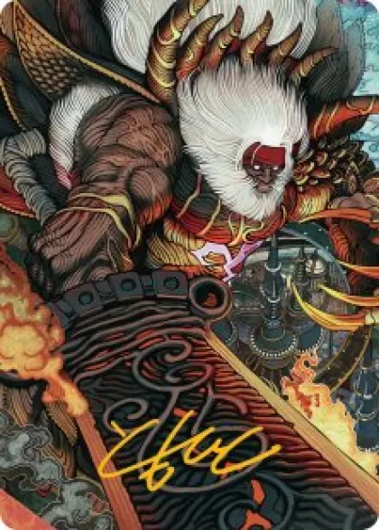 Art Card 39: Braska's Final Aeon (signed) - Final Fantasy Art Series