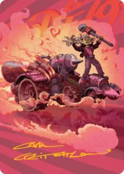 Art Card 41: Burner Rocket - Aetherdrift Art Series